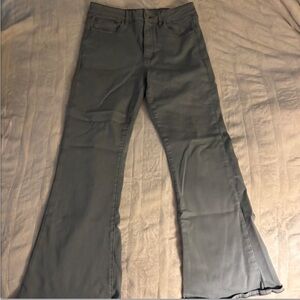 American Eagle Outfitters Women's Flare Olive Green Pants